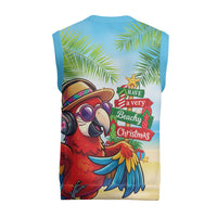 Hawaii Christmas Knitted V-Neck Vest Have A Very Beachy Christmas LT05 - Polynesian Pride
