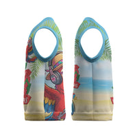 Hawaii Christmas Knitted V-Neck Vest Have A Very Beachy Christmas LT05 - Polynesian Pride