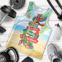 Hawaii Christmas Men Tank Top Have A Very Beachy Christmas LT05 - Polynesian Pride
