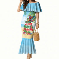 Hawaii Christmas Mermaid Dress Have A Very Beachy Christmas LT05 Women Multicolor - Polynesian Pride