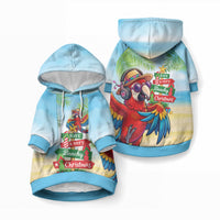 Hawaii Christmas Pet Hoodie Have A Very Beachy Christmas LT05 Pullover Multicolor - Polynesian Pride
