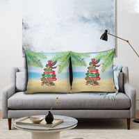 Hawaii Christmas Pillow Cover Have A Very Beachy Christmas LT05 - Polynesian Pride