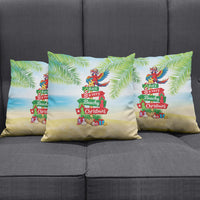 Hawaii Christmas Pillow Cover Have A Very Beachy Christmas LT05 - Polynesian Pride