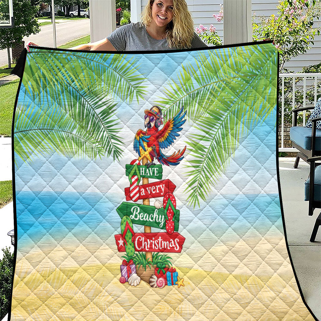 Hawaii Christmas Quilt Have A Very Beachy Christmas LT05 Multicolor - Polynesian Pride