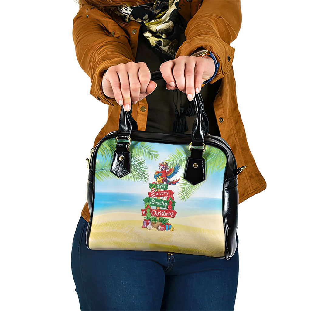 Hawaii Christmas Shoulder Handbag Have A Very Beachy Christmas LT05 One Size Multicolor - Polynesian Pride
