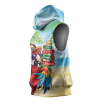 Hawaii Christmas Sleeveless Hoodie Have A Very Beachy Christmas LT05 - Polynesian Pride