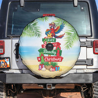 Hawaii Christmas Spare Tire Cover Have A Very Beachy Christmas LT05 Multicolor - Polynesian Pride