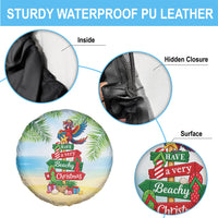 Hawaii Christmas Spare Tire Cover Have A Very Beachy Christmas LT05 - Polynesian Pride