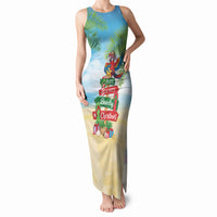 Hawaii Christmas Tank Maxi Dress Have A Very Beachy Christmas LT05 Women Multicolor - Polynesian Pride
