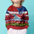 Personalised Samoa Christmas Kid Ugly Christmas Sweater Santas Whale Manuia Le Kerisimasi LT05 - Polynesian Pride