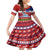 Personalized Samoa Christmas Kid Short Sleeve Dress Santas Whale Manuia Le Kerisimasi LT05 KID Red - Polynesian Pride