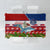 Samoa Christmas Tablecloth Santas Whale Manuia Le Kerisimasi LT05 Red - Polynesian Pride