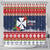 Wallis and Futuna Christmas Shower Curtain Poinsettia Joyeux Noel