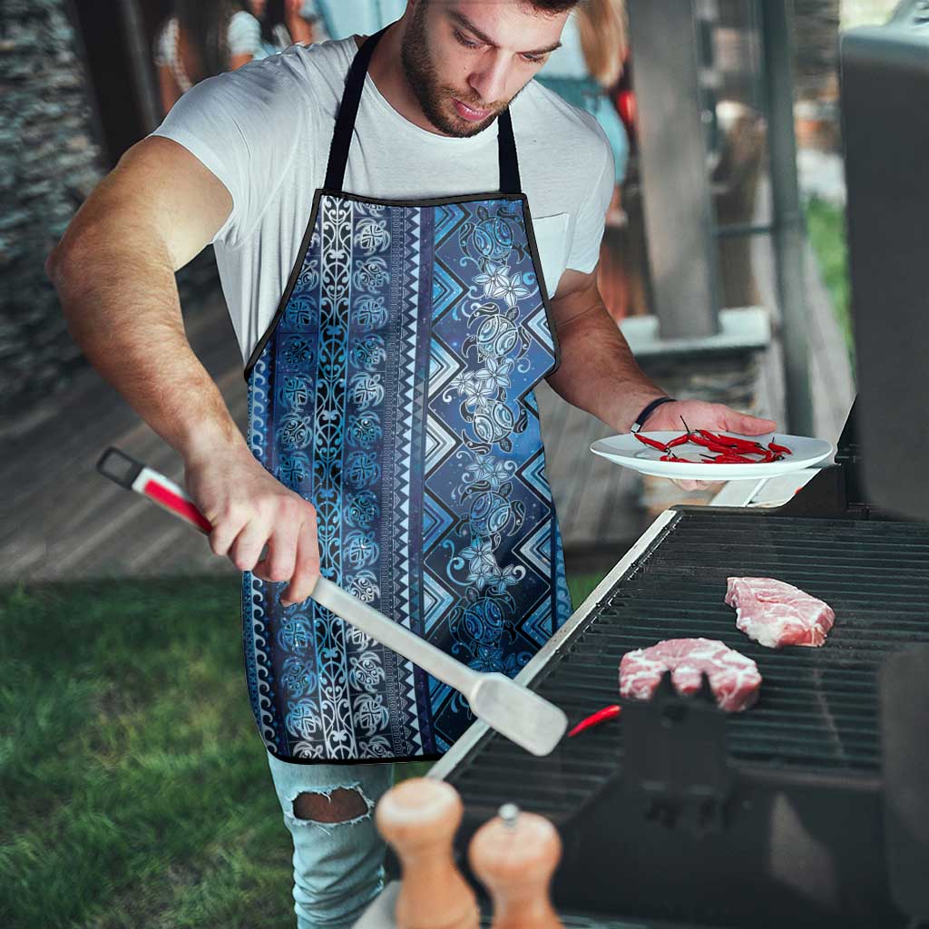 Hawaii Makahiki Turtle Apron Galaxy Tapa Pattern - Polynesian Pride