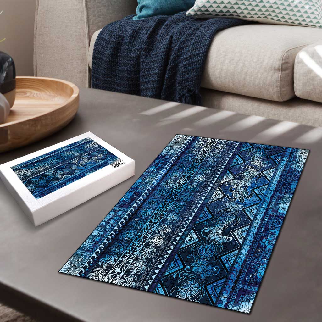 Hawaii Makahiki Turtle Puzzle Galaxy Tapa Pattern - Polynesian Pride