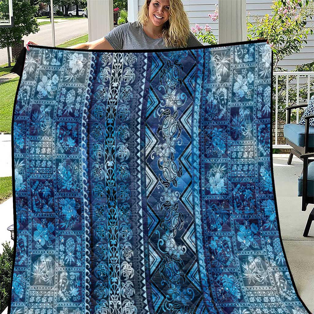 Hawaii Makahiki Turtle Quilt Galaxy Tapa Pattern - Polynesian Pride