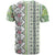 Hawaii Makahiki Turtle T Shirt Green Tapa Pattern - Polynesian Pride