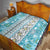Hawaii Makahiki Turtle Quilt Blue Tapa Pattern - Polynesian Pride