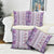 Hawaii Makahiki Turtle Pillow Cover Violet Tapa Pattern - Polynesian Pride