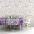 Hawaii Makahiki Turtle Tablecloth Violet Tapa Pattern - Polynesian Pride