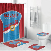 Malaita Province Day Bathroom Set Unique Style LT05 Bathroom Set (4 pcs) Blue - Polynesian Pride