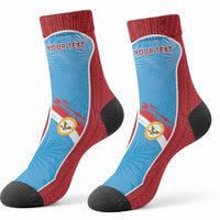 Personalised Malaita Province Day Crew Socks Unique Style LT05 - Polynesian Pride