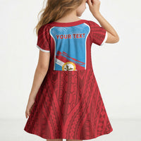Personalised Malaita Province Day Kid Short Sleeve Dress Unique Style LT05 - Polynesian Pride