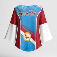 Personalised Malaita Province Day Kimono Sleeve Blouse Unique Style LT05 - Polynesian Pride