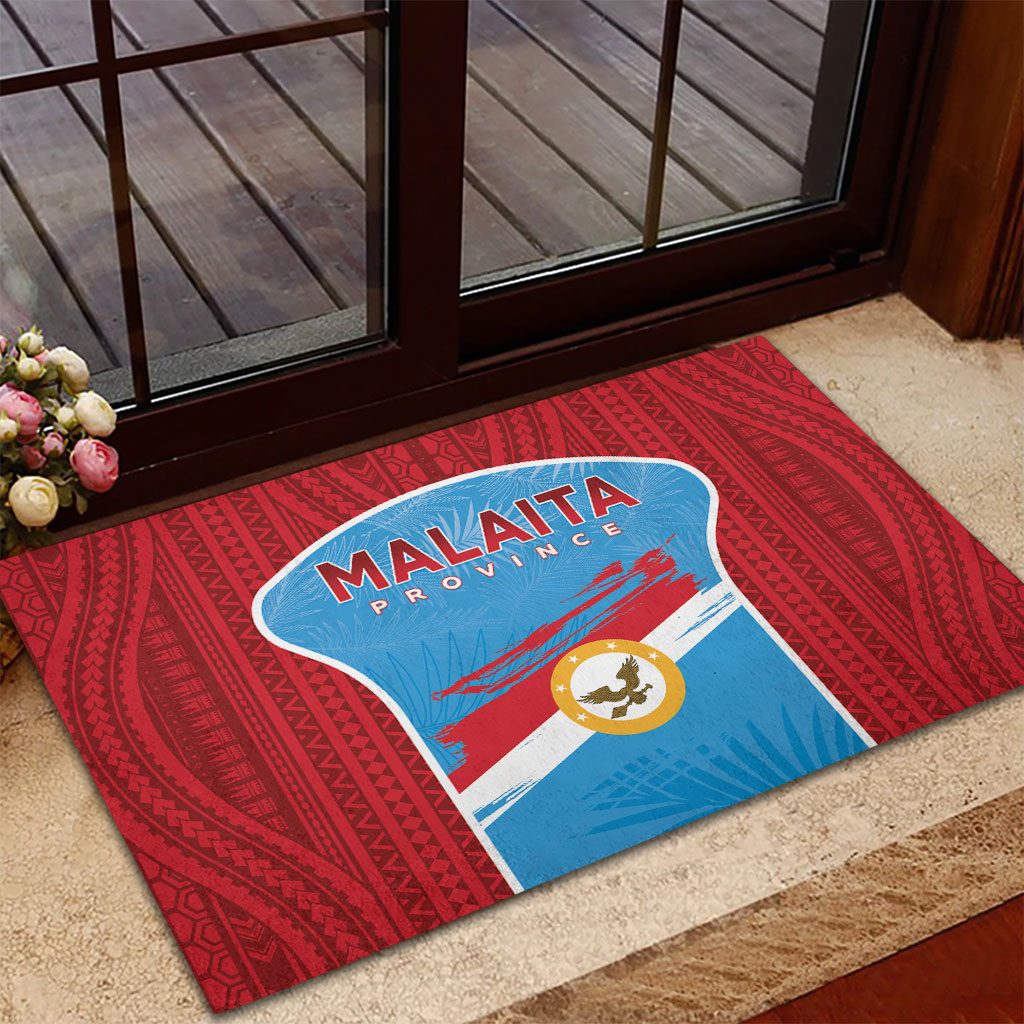 Malaita Province Day Rubber Doormat Unique Style LT05 - Polynesian Pride