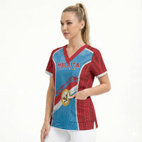 Personalised Malaita Province Day Scrub Top Unique Style LT05 - Polynesian Pride