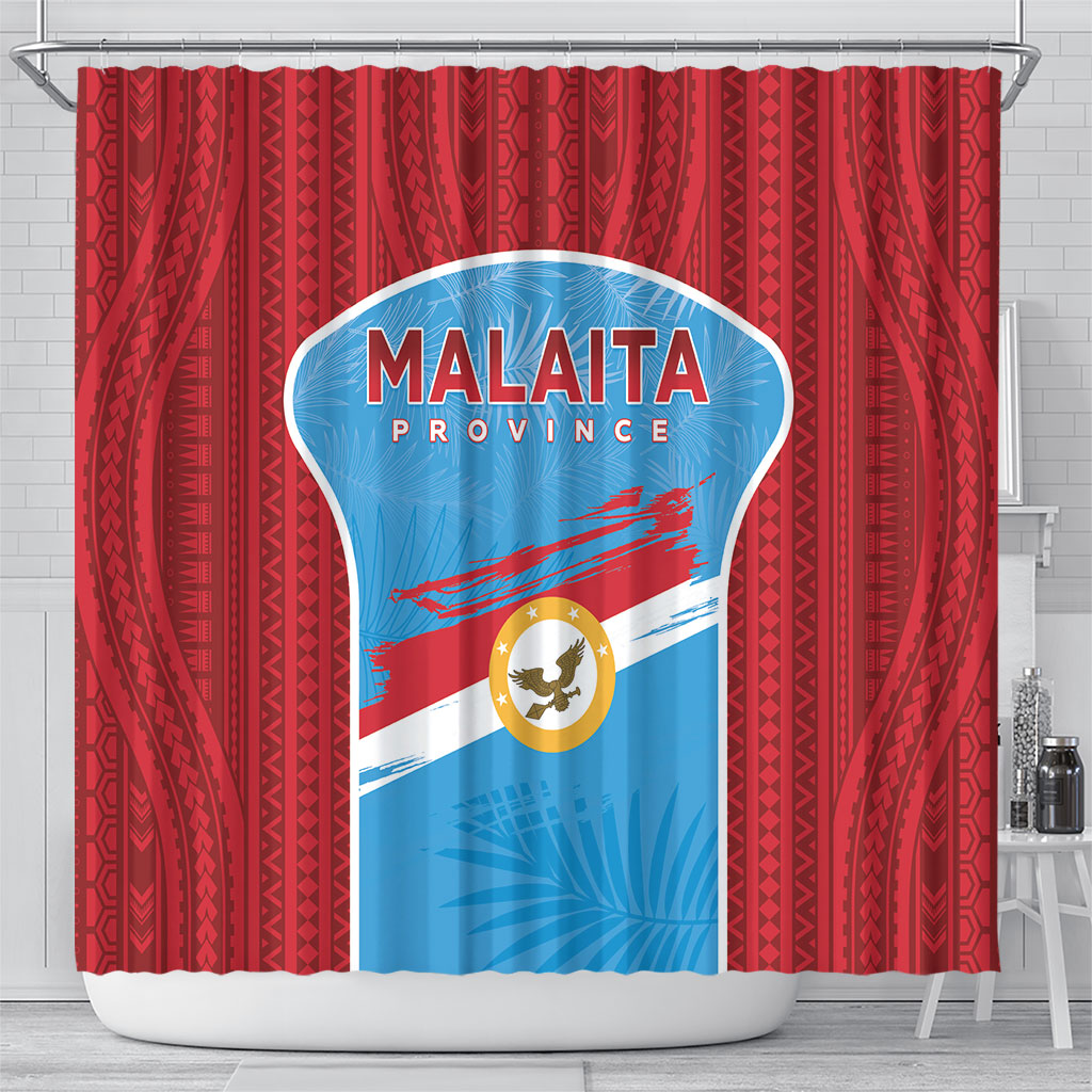 Malaita Province Day Shower Curtain Unique Style LT05 - Polynesian Pride
