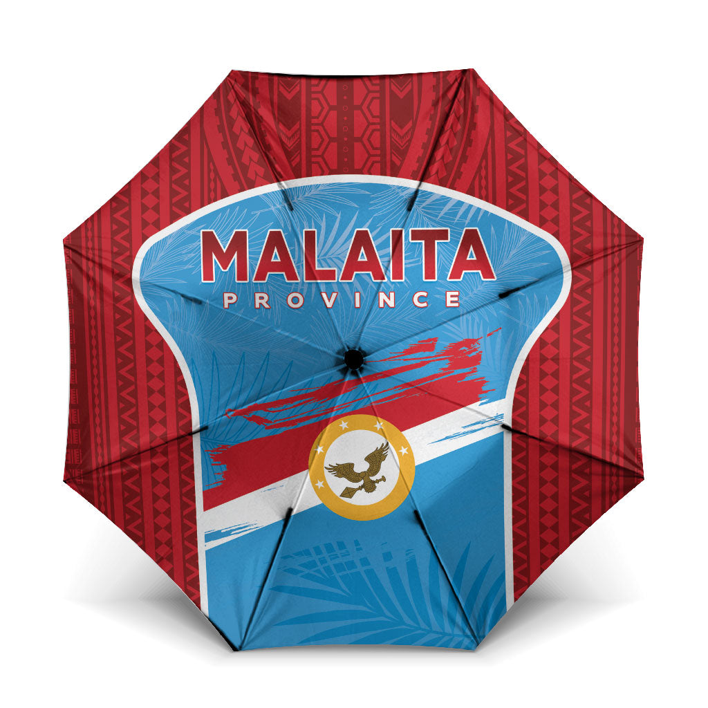 Malaita Province Day Umbrella Unique Style LT05 One Size Folded 11.42 inch Opened Diameter 37.4 inch Blue - Polynesian Pride