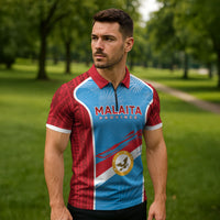 Personalised Malaita Province Day Zipper Polo Shirt Unique Style LT05 - Polynesian Pride