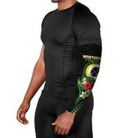 Solomon Islands Western Province Arm Sleeves Polynesian Pattern With Tropical Flowers LT05 - Polynesian Pride