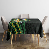 Solomon Islands Western Province Tablecloth Polynesian Pattern With Tropical Flowers LT05 - Polynesian Pride
