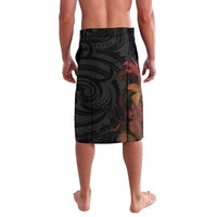 Hawaii And Japan Lavalava Koi Fish With Kanaka Maoli