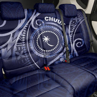 FSM Chuuk Back Car Seat Cover Ocean Floral Pattern