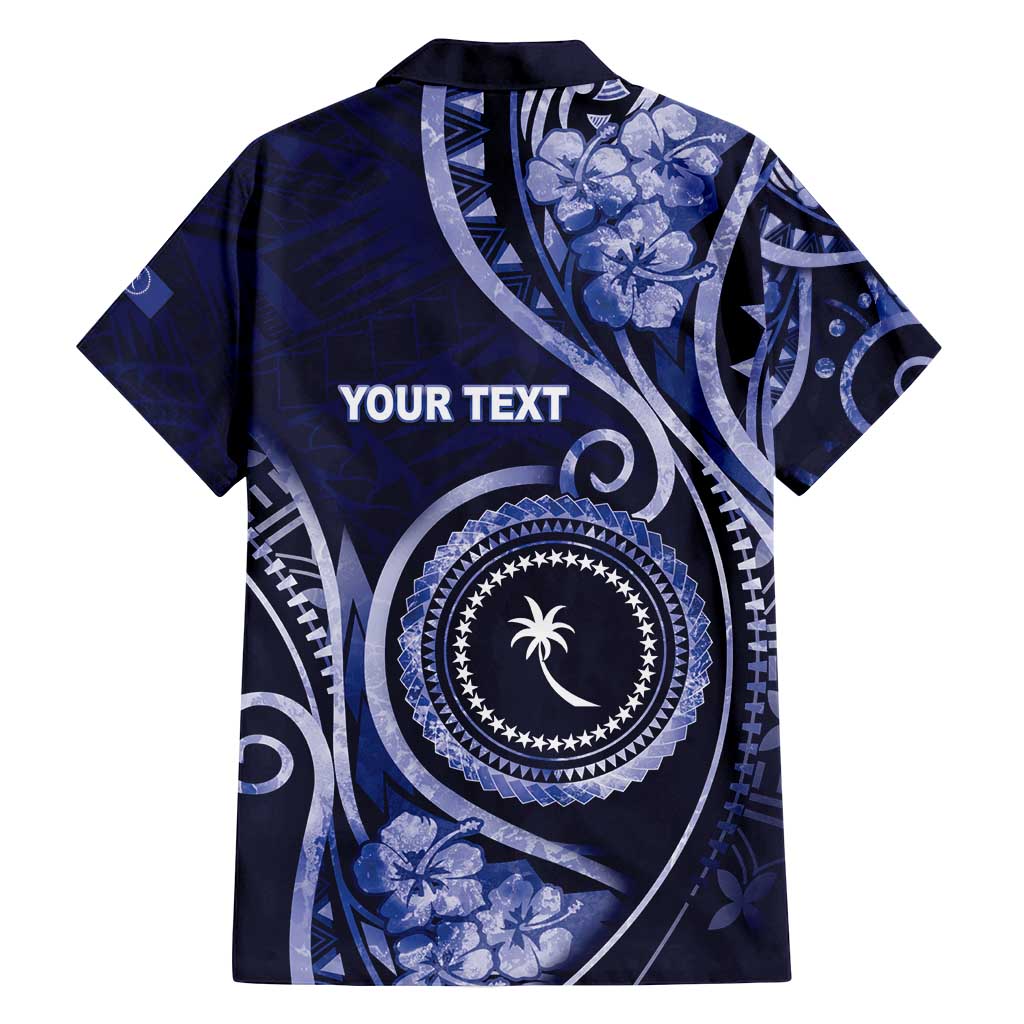 Personalised FSM Chuuk Family Matching Long Sleeve Bodycon Dress and Hawaiian Shirt Ocean Floral Pattern LT05 - Polynesian Pride