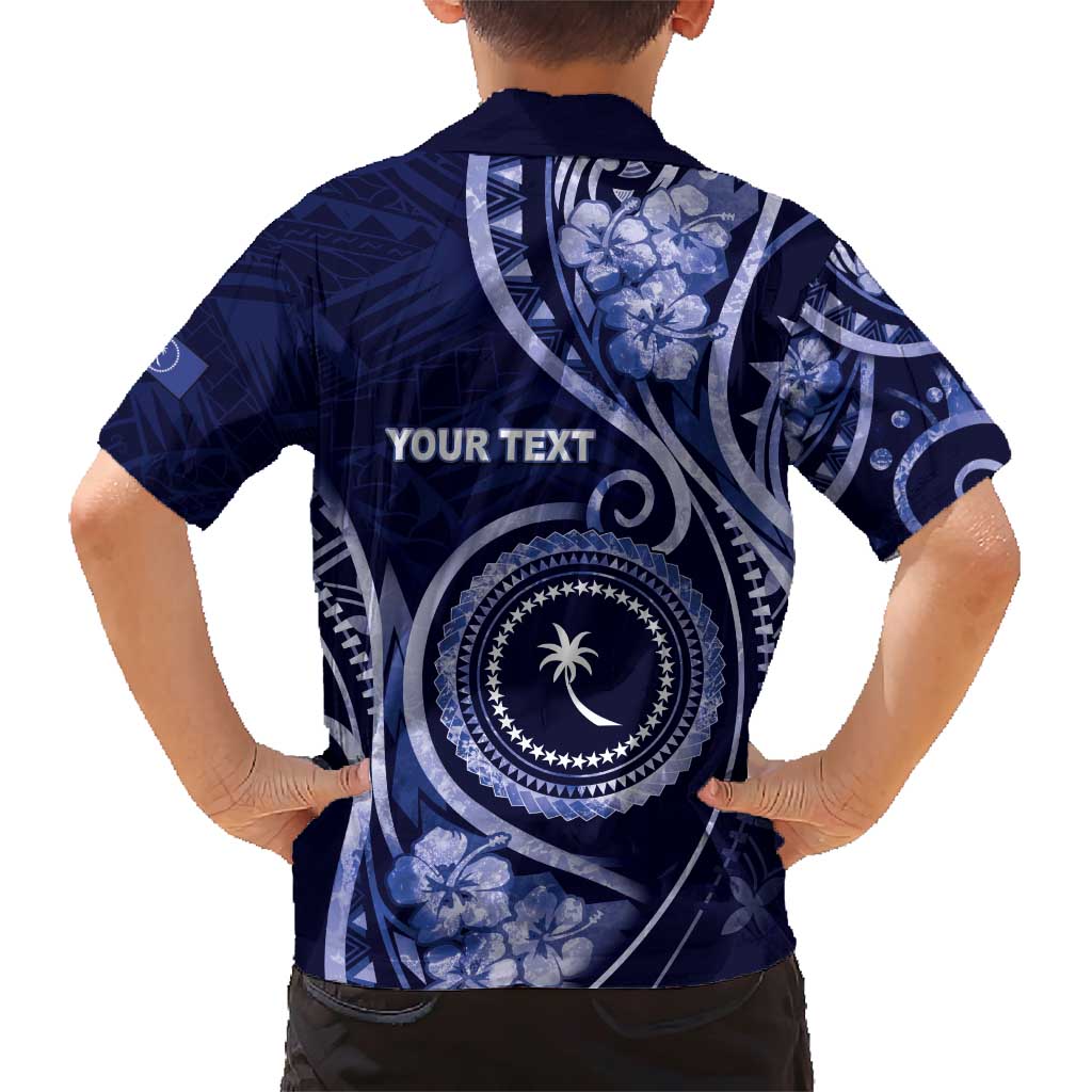 Personalised FSM Chuuk Family Matching Short Sleeve Bodycon Dress and Hawaiian Shirt Ocean Floral Pattern LT05 - Polynesian Pride