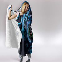 FSM Pohnpei Hooded Blanket Ocean Floral Pattern LT05 - Polynesian Pride
