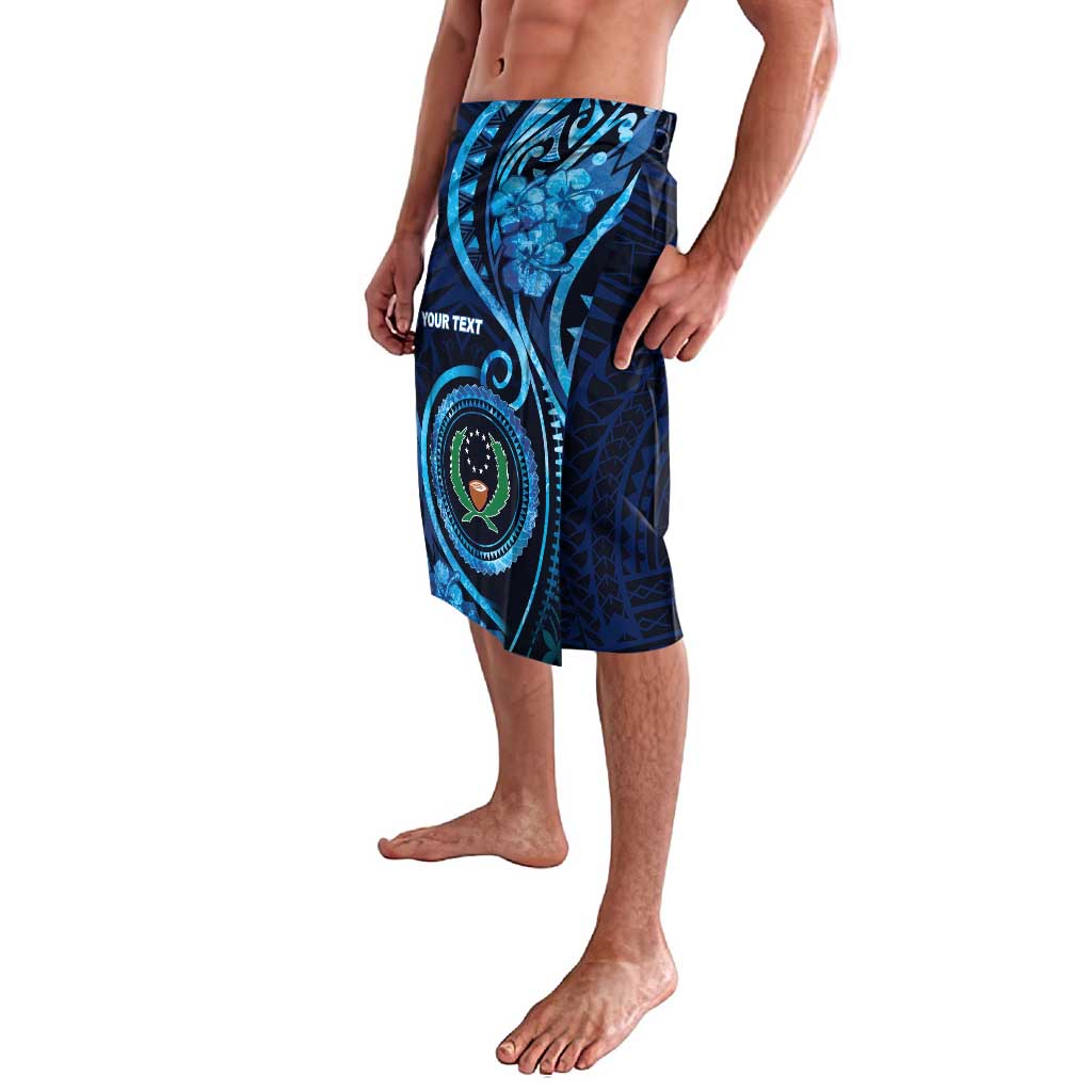 Personalised FSM Pohnpei Lavalava Ocean Floral Pattern LT05 - Polynesian Pride