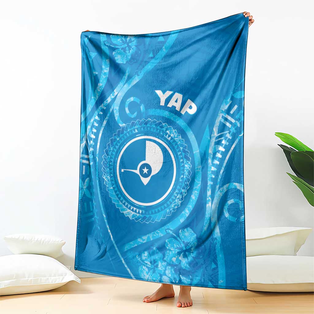 FSM Yap Blanket Ocean Floral Pattern LT05 - Polynesian Pride