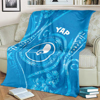 FSM Yap Blanket Ocean Floral Pattern LT05 - Polynesian Pride