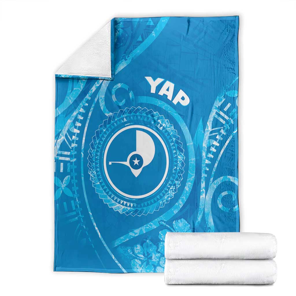FSM Yap Blanket Ocean Floral Pattern LT05 - Polynesian Pride