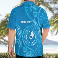Personalised FSM Yap Hawaiian Shirt Ocean Floral Pattern