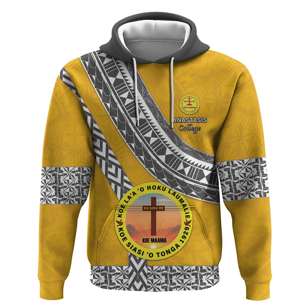 Personalised Anastasis College Hoodie Tonga Unique Style - Polynesian Pride