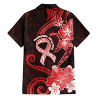 Heart Health Awareness Family Matching Puletasi and Hawaiian Shirt Warrior Wears Red Polynesian Style LT05 - Polynesian Pride