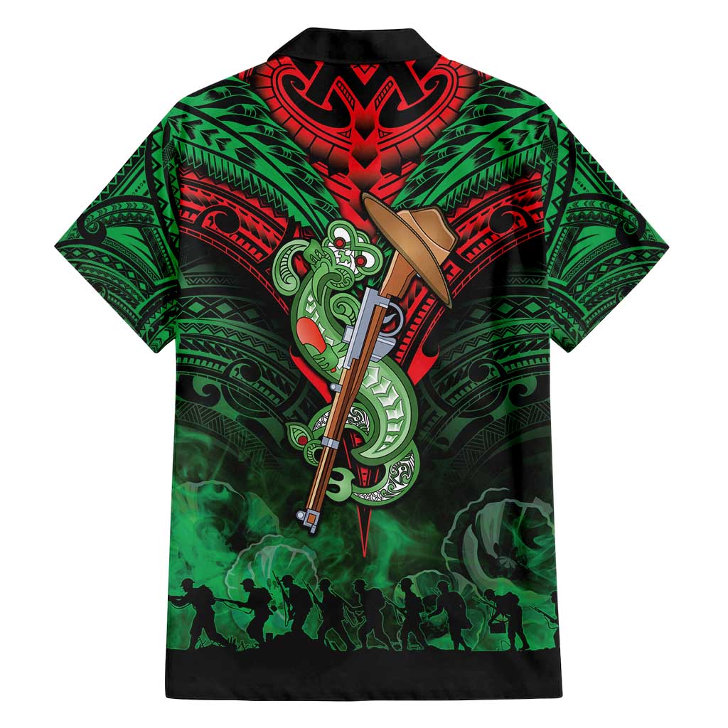 New Zealand ANZAC Day Family Matching Long Sleeve Bodycon Dress and Hawaiian Shirt Aotearoa Hei Tiki LT05 - Polynesian Pride