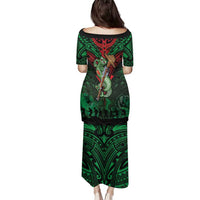 New Zealand ANZAC Day Family Matching Puletasi and Hawaiian Shirt Aotearoa Hei Tiki LT05 - Polynesian Pride