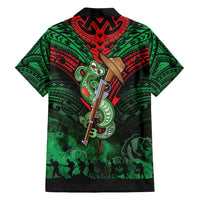 New Zealand ANZAC Day Family Matching Tank Maxi Dress and Hawaiian Shirt Aotearoa Hei Tiki LT05 - Polynesian Pride